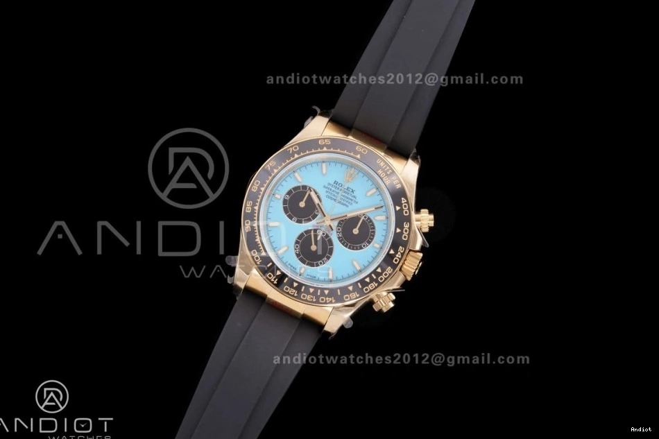 Daytona 1:1 Dial V10 Turquoise 2025 126518 QF (Gain Weight) QF4131 Oyster-flex on Strap Best Edition 1129